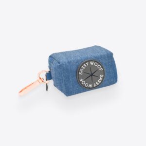 Denim' Dog Waste Bag Holder