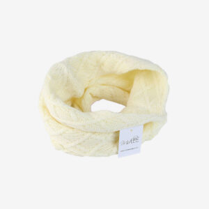Cream Knit Infinity Scarf for Dogs